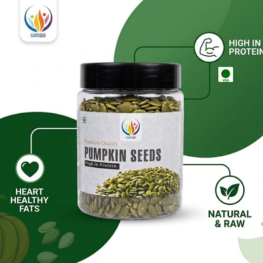 Careque Premium Pumpkin Seeds 250g | Raw Natural Healthy Snack | Rich in Protein, Fiber & Magnesium | Crunchy Superfood Seeds for Daily Nutrition