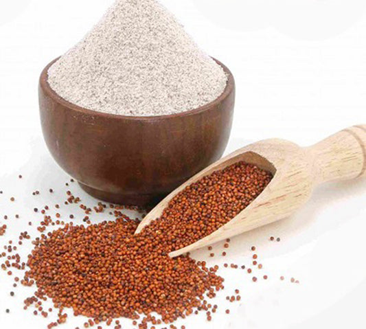 Ragi Seed Powder-Finger Millet-रागी पाउडर-Eleusine Coracana-Raagi Seed Powder-Mandwa-Madua-Nutrients & Fiber