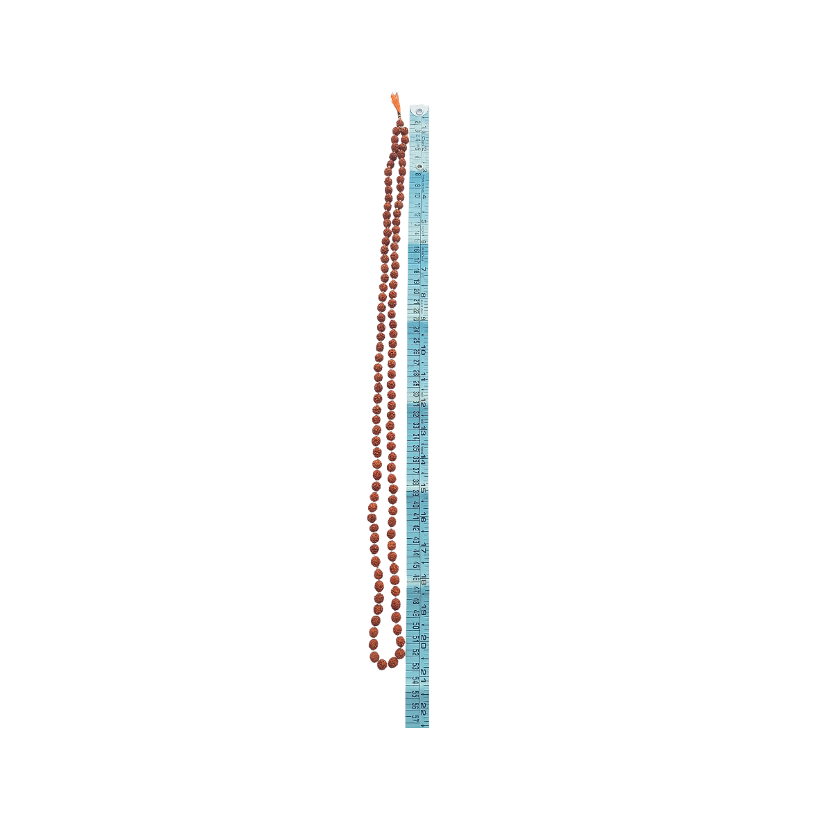 Rudraksha Mala of 108 Beads-Divine Brown Rudraksha Mala-Japa Mala-Jaap Mala For Meditation And Yoga (No.2.5) -Religious-Spiritual Product