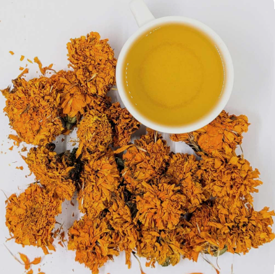 Dried Marigold Petals | Sun-Dried Orange Flower Petals for Tea, Skincare & DIY Beauty | Natural Herbal Ingredients - 20 Gram