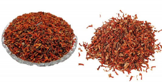Harshringar Flower Dried-Paarijaat Phool-हर्षरिंगर फूल-Parijat Flower-Harshingar Phool-Nyctanthes arbor-tristis-Raw herbs-Jadi Booti-50 gm