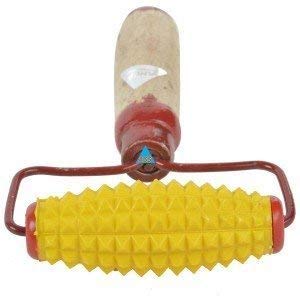 Acupressure Karela K Roller With Handle Body Roller Massager-Code 057-करेला के रोलर-Self Massager-Easy to Use-Activate Acupressure Points