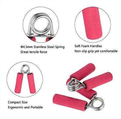 Acupressure Hand Grip Strengthener, Soft Foam Manual Exerciser Finger Strength Exercise Equipment-Code 1832-हैंड ग्रिप स्ट्रेंथनर-Self Massager-Easy to Use-Activate Acupressure Points