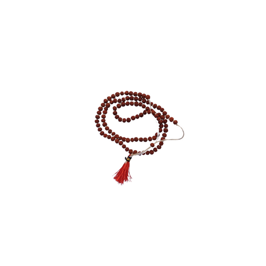 Rudraksha Mala of 108 Beads-Divine Brown Rudraksha Mala-Japa Mala-Jaap Mala For Meditation And Yoga (No.00 ) -Religious-Spiritual Product
