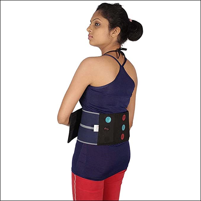 Acupressure Magnet Belt for Back & Belly 9 Magnets in Jeans-Code 514-चुंबकीय बेल्ट-Self Massager-Easy to Use-Activate Acupressure Points