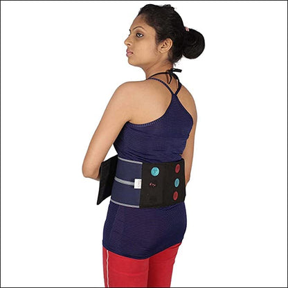 Acupressure Magnet Belt for Back & Belly 9 Magnets in Jeans-Code 514-चुंबकीय बेल्ट-Self Massager-Easy to Use-Activate Acupressure Points