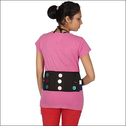 Acupressure Magnet Belt for Back & Belly 9 Magnets in Jeans-Code 514-चुंबकीय बेल्ट-Self Massager-Easy to Use-Activate Acupressure Points