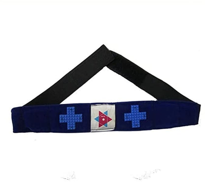 Acupressure Magnetic Head Belt-Velvet-Code 531-मैग्नेटिक हेड बेल्ट-Self Massager-Easy to Use-Activate Acupressure Points