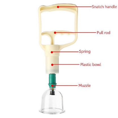 Vaccum Cupping Gun Section Pump-Code CGSP-वैक्यूम कपिंग गन-Acupressure-Easy to Use-Massager-Activate Acupressure Points