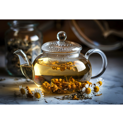 Chamomile Flowers | Dried Chamomile for Herbal Tea, Floral Infusion & Relaxing Beverages - 40 Gram