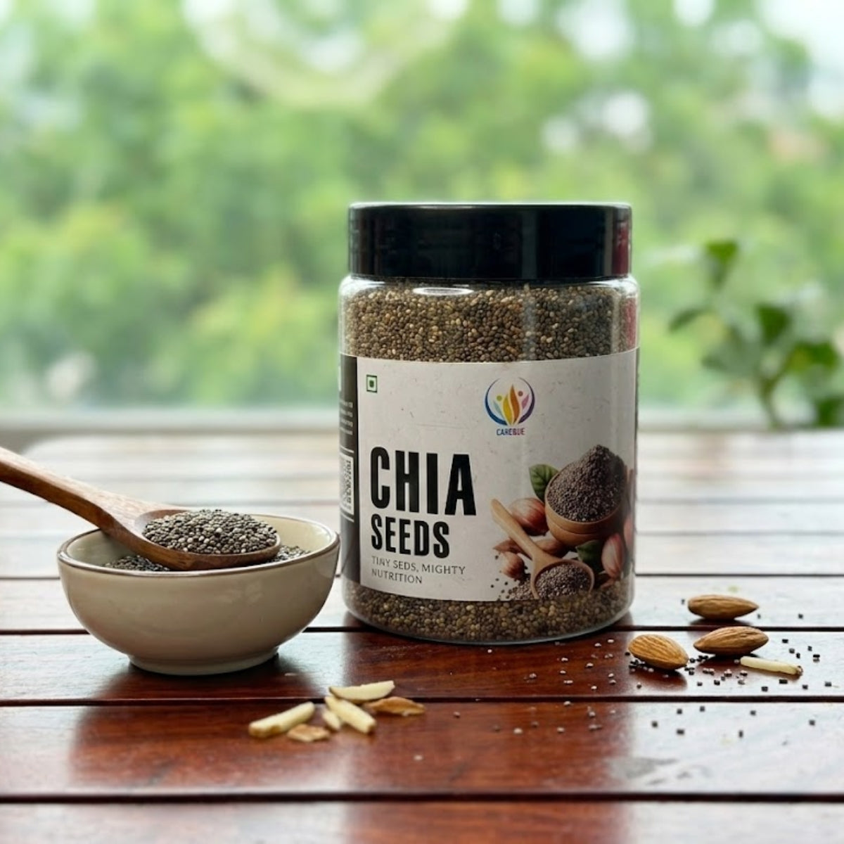 CareQue Premium Chia Seeds (Salvia Hispanica) 250 Gram| Omega 3 Rich Superfood for Weight Loss, Digestion & Energy
