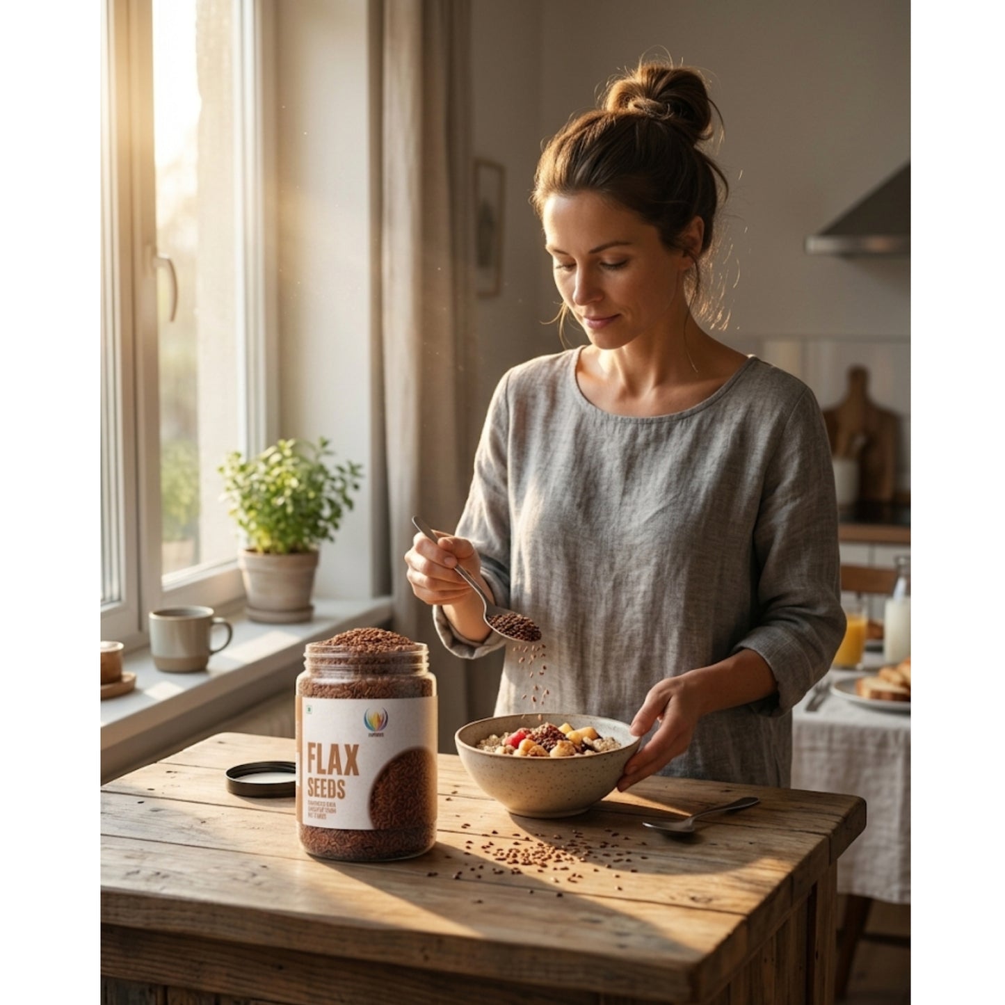Premium Flax Seeds (Alsi / Linseed) | Omega-3 & Fiber Rich Healthy Superfood | 250g