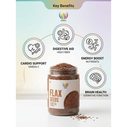 Premium Flax Seeds (Alsi / Linseed) | Omega-3 & Fiber Rich Healthy Superfood | 250g