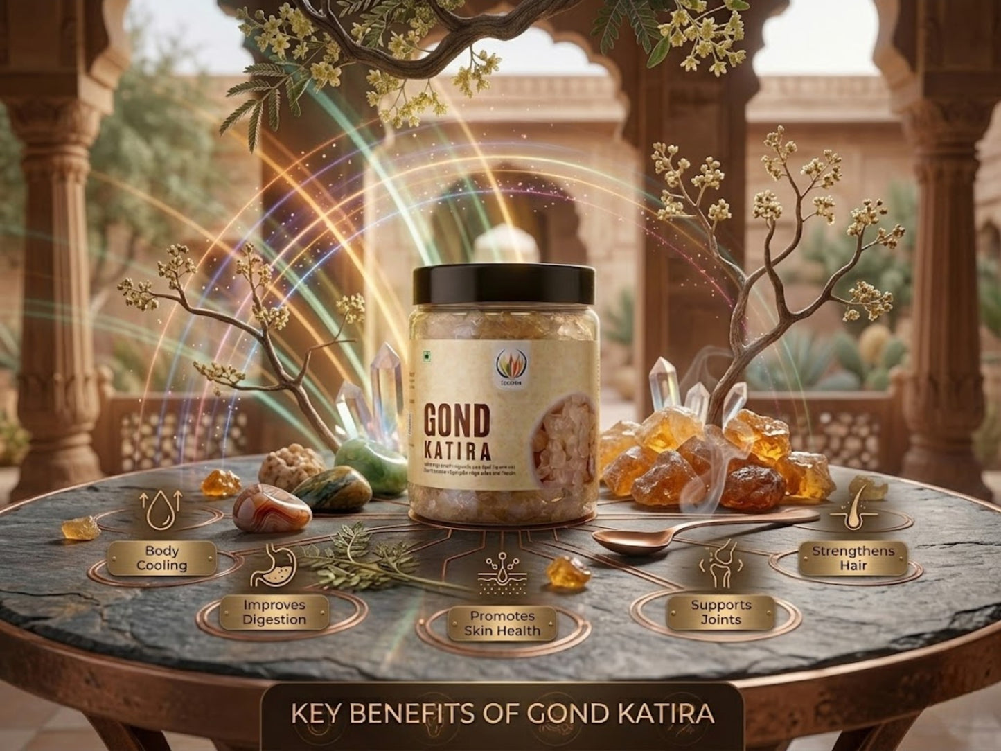 Premium Gond Katira 250g | Natural Tragacanth Gum (Edible Gond)
