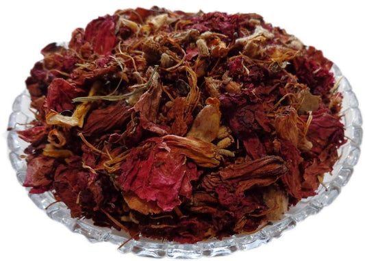 Gudhal Phool-Hibiscus Flower Normal-Gudhal Flower Dried-गुड़हल के फूल-Hibiscus Rosa-Sinensis-Raw Herbs-Jadi Booti