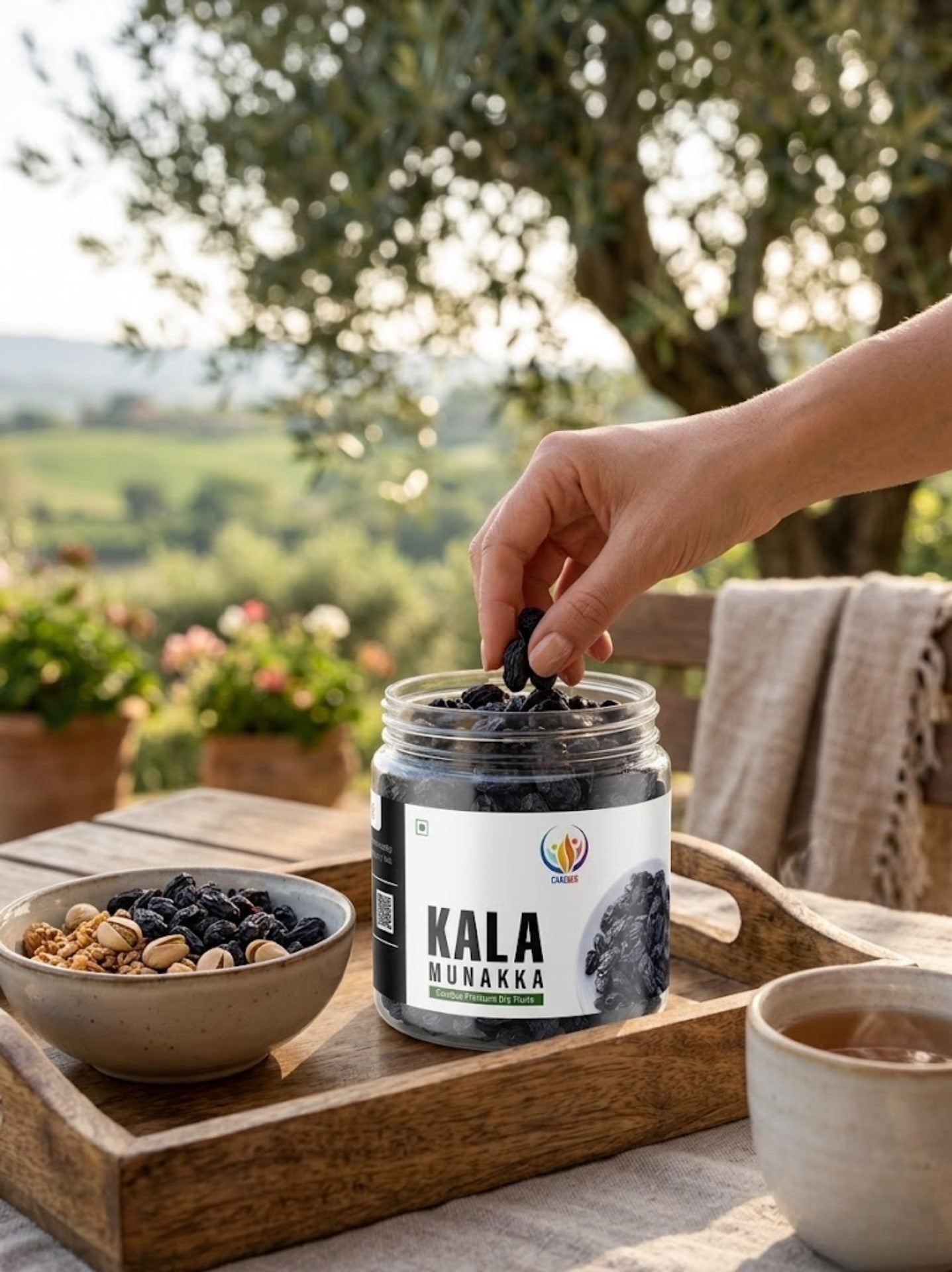 Kala Munakka 200g Dry Fruit for Daily Nutrition – Black Raisins with Seeds