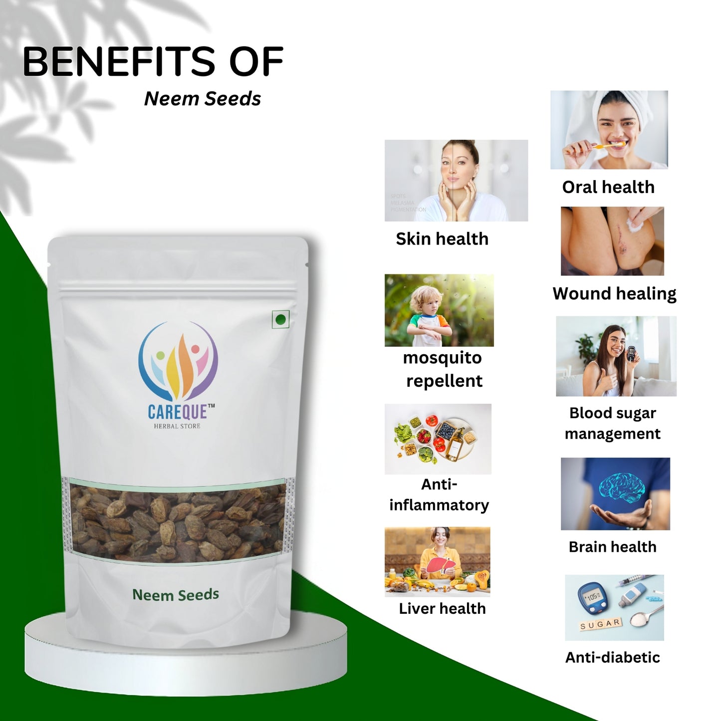 Neem Seed-Neem Beej-Neem Giri-नीम बीज-Niboli-Nimboli-Azadirachta indica-Raw Herbs-Jadi Booti