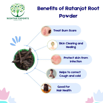 Ratanjot Root-Ratanjyot Jadd-Alkanna Tinctoria-Jatropha Curcas-रतनजोत जड़-Raw Herbs-Jadi Booti