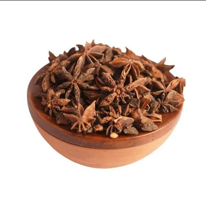 Chakra Phool Tukda-Star Anise Broken-चक्र फूल टुकड़ा-Illicium Verum-Phool Chakri-Anise-Spices-For Make Your Food Delicious and Healthyc