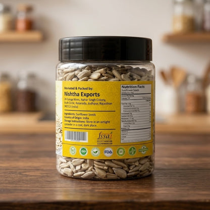 CareQue Sunflower Seeds 250g | 100% Natural Raw Seeds | Healthy Protein & Fiber Rich Snack