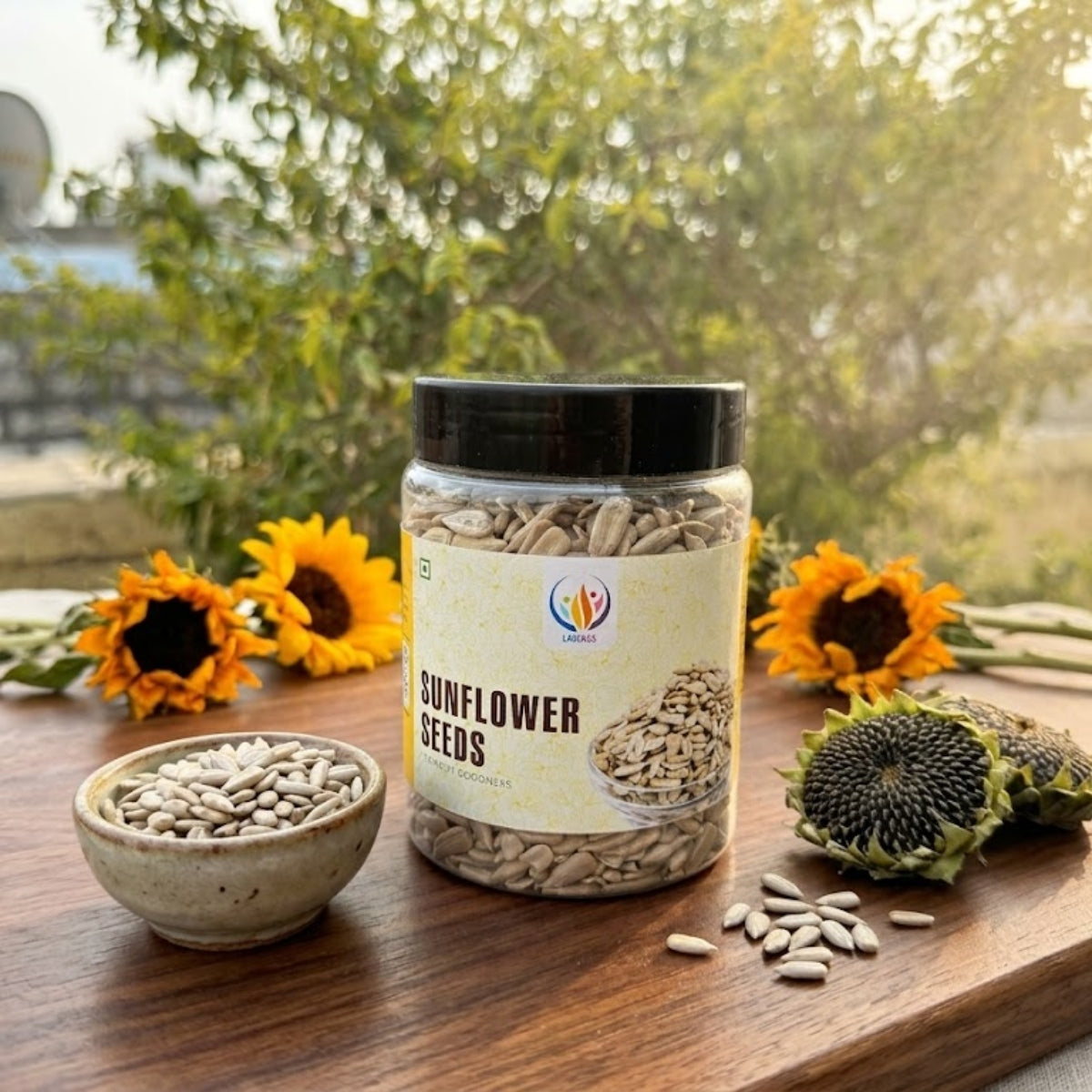 CareQue Sunflower Seeds 250g | 100% Natural Raw Seeds | Healthy Protein & Fiber Rich Snack