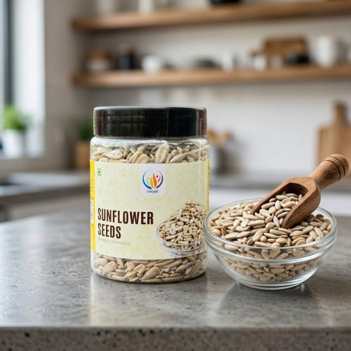 CareQue Sunflower Seeds 250g | 100% Natural Raw Seeds | Healthy Protein & Fiber Rich Snack