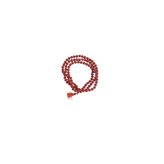 Rudraksha Mala of 108 Beads-Divine Brown Rudraksha Mala-Japa Mala-Jaap Mala For Meditation And Yoga (No.1) -Religious-Spiritual Product