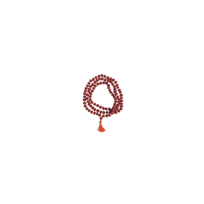 Rudraksha Mala of 108 Beads-Divine Brown Rudraksha Mala-Japa Mala-Jaap Mala For Meditation And Yoga (No.1.5) -Religious-Spiritual Product