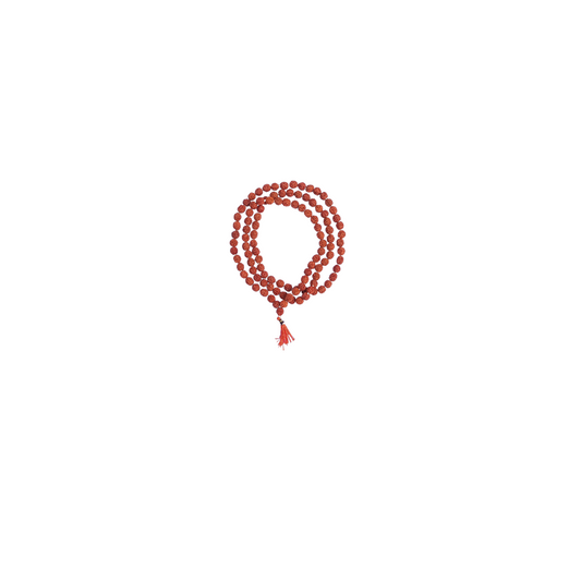 Rudraksha Mala of 108 Beads-Divine Brown Rudraksha Mala-Japa Mala-Jaap Mala For Meditation And Yoga (No.3 ) -Religious-Spiritual Product