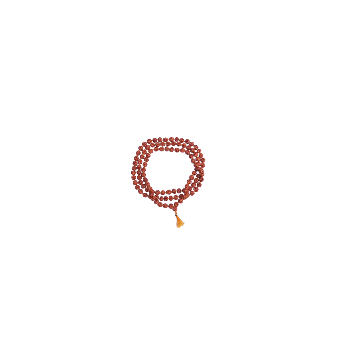 Rudraksha Mala of 108 Beads-Divine Brown Rudraksha Mala-Japa Mala-Jaap Mala For Meditation And Yoga (No.4) -Religious-Spiritual Product