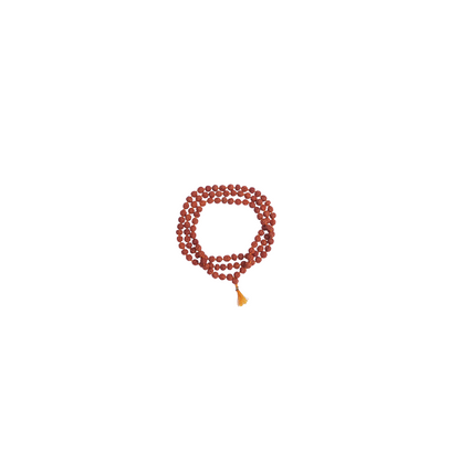 Rudraksha Mala of 108 Beads-Divine Brown Rudraksha Mala-Japa Mala-Jaap Mala For Meditation And Yoga (No.4) -Religious-Spiritual Product