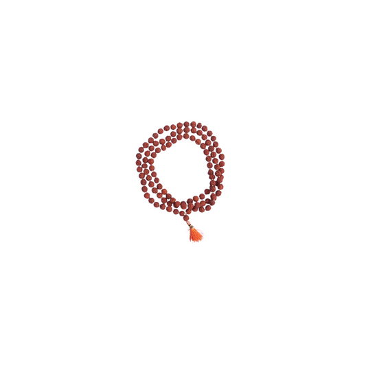Rudraksha Mala of 108 Beads-Divine Brown Rudraksha Mala-Japa Mala-Jaap Mala For Meditation And Yoga (No.2) -Religious-Spiritual Product