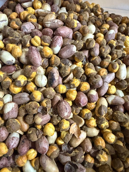 Roasted Chana & Peanuts Masala Mix | Crunchy Roasted Snack Mix | Spiced Roasted Gram & Peanuts | 1 KG