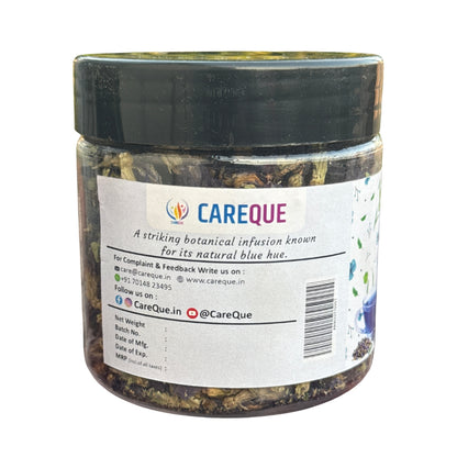 Blue Pea Flower Tea | Butterfly Pea Dried Flowers | Natural Blue Herbal Tea for Skin Glow, Relaxation & Antioxidants | Caffeine-Free - 20 Gram