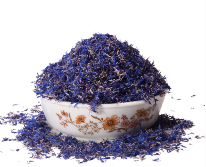 Blue Cornflower Petals | Whole Blue Cornflower for Herbal Tea, Garnishing & DIY Skincare | Natural Floral Petals for Tea Blends - 20 Gram