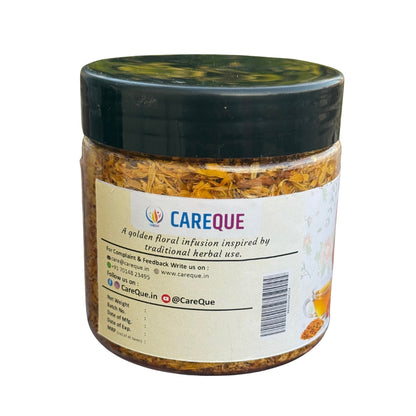 Calendula Flower Tea | Herbal Tea for Skin Glow & Wellness | Natural Whole Calendula Blooms | Caffeine-Free - 20 Gram
