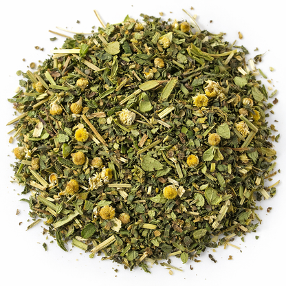 Digestive Herbal Tea Blend – Lemongrass, Lemon Verbena, Spearmint, Chamomile & Tulsi Leaves | Loose Leaf Tea Mix for Daily Refreshing Infusion