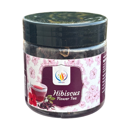 Hibiscus Flower Tea | Dried Hibiscus Flowers for Herbal Tea & Natural Infusion - 50 Gram