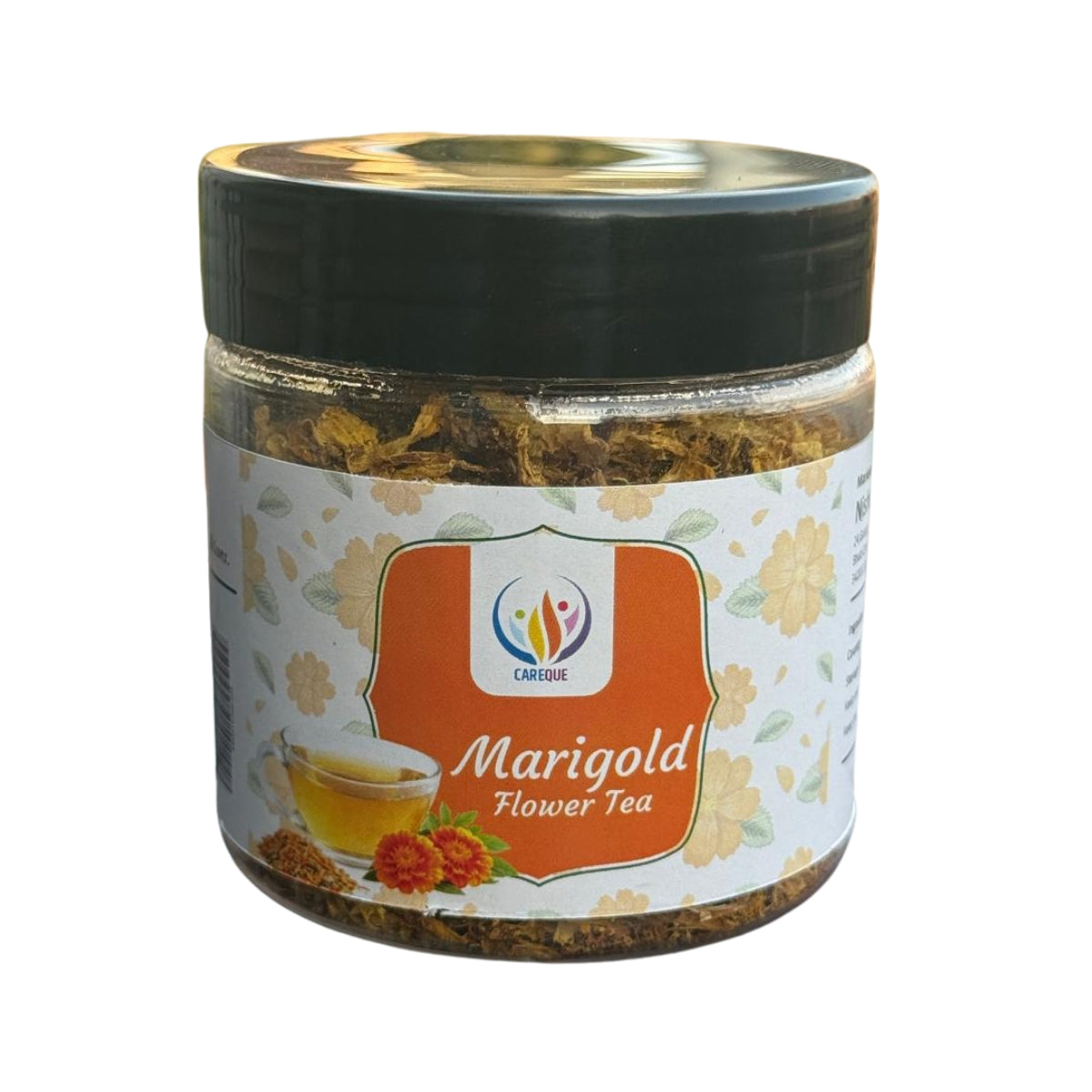 Dried Marigold Petals |  Sun-Dried Orange Flower Petals for Tea, Skincare & DIY Beauty | Natural Herbal Ingredients - 20 Gram