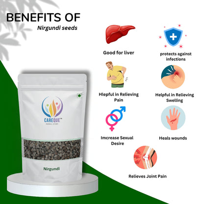 Nirgundi Seeds - Vitex Negundo- निर्गुंडी बीज- Nirgund-Sambhalu Beej -Chaste Seeds - Nigandh Bavri -Chinduvaram-Lakki soppu