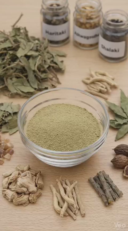 Herbal Powder for Mobility & Daily Wellness | Ayurvedic Herbal Blend with Giloy, Harad & Shilajit | Traditional Herbal Formula | Easy to Use