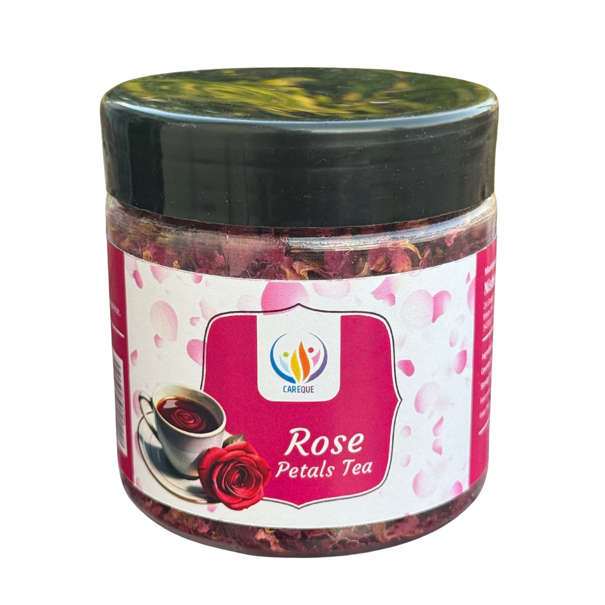 Rose Petal Tea |  Sun-Dried Whole Rose Petals- Caffeine-Free Herbal Flower Tea for Skin Clarity, Bloating Relief & Heart Wellness | Natural Detox & Digestive - 20 Gram