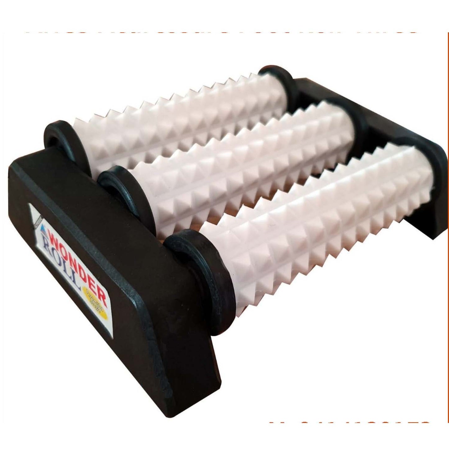 Acupressure Foot Massage Tool Wonder Roller of Three Roll Pyramidal Massager-Code 105-फुट मसाजर-Self Massager-Easy to Use-Activate Acupressure Points