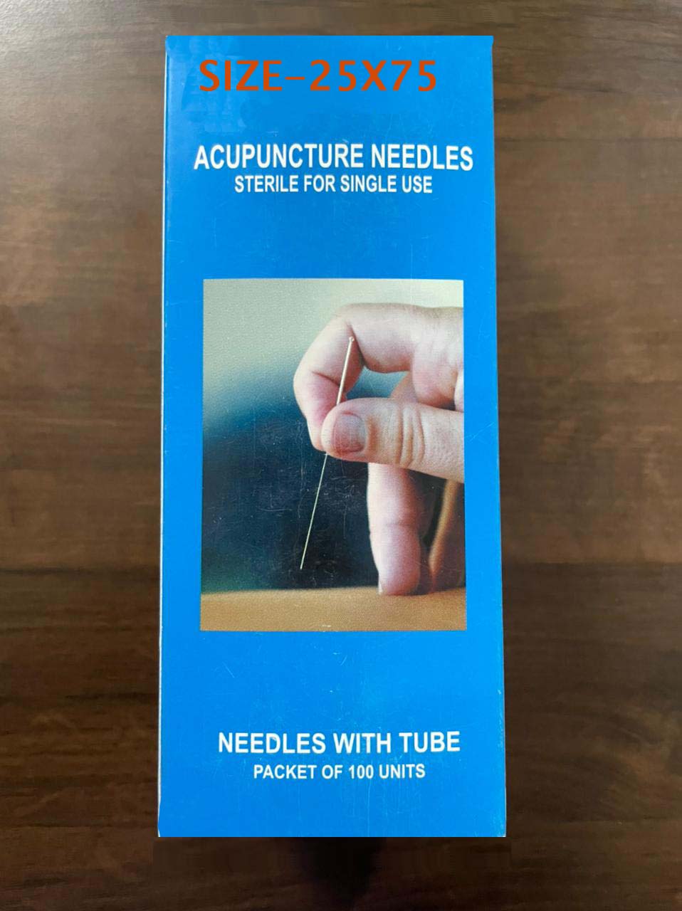 Acupuncture Needle (25X75)3 (100pc)-एक्युपंक्चर नीडल-Code 1116-Self Massager-Easy to Use-Massager-Acupressure-Activate Acupressure Points