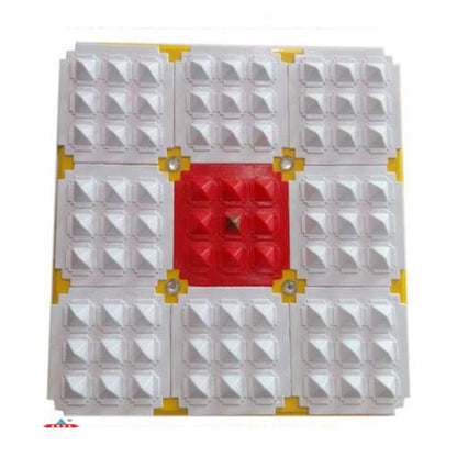 Acupressure Pyramid Vastu Sleep Yantra Attractive Bagua Square Plate for Vastu-Code 760