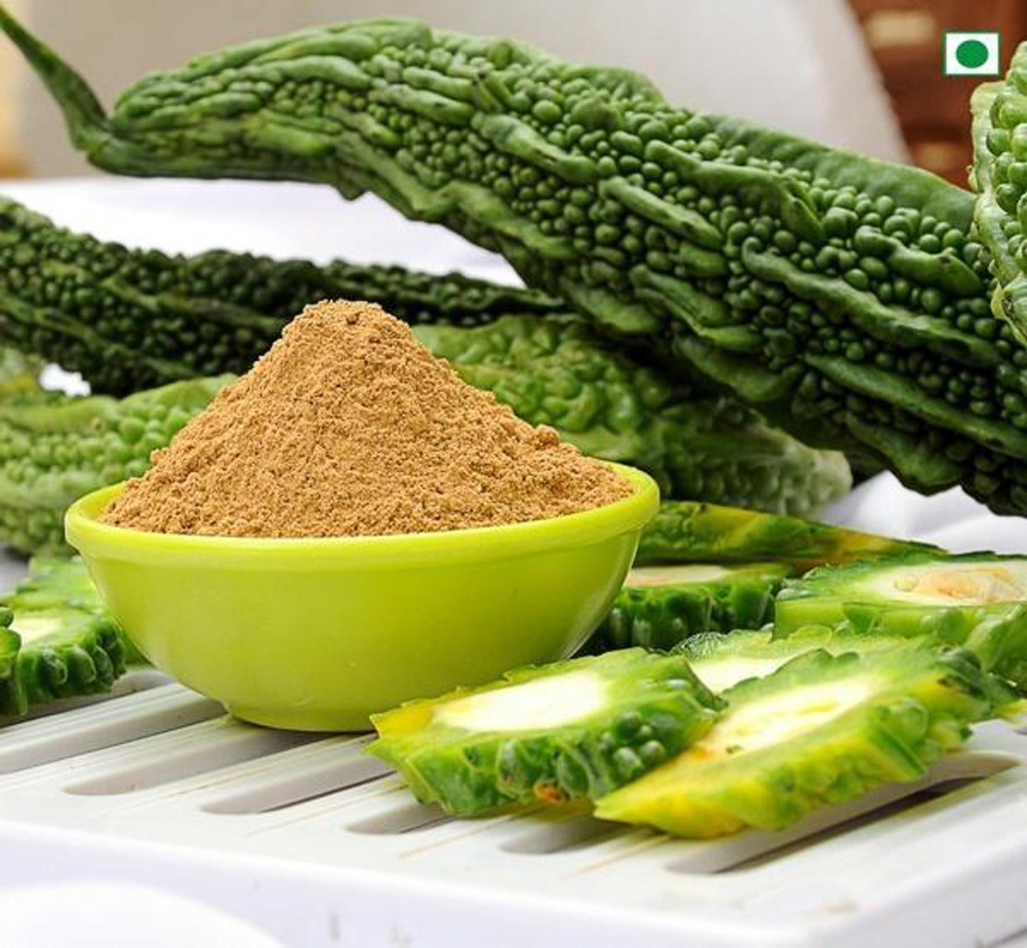 Bitter Gourd Powder-Karela Powder-करेले का पाउडर-Momordica charantia-Raw Herbs-Jadi Booti