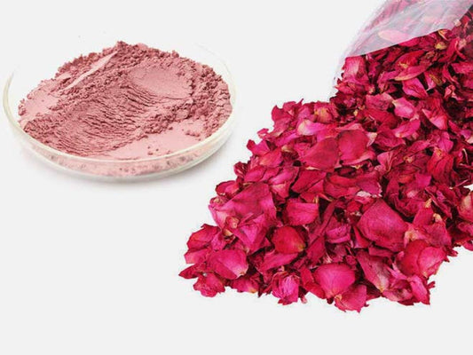 Gulab Patti Powder-Gulab powder-गुलाब पाउडर-Rose Patel Powder-Rosa Gallica-Raw Herbs-Jadi Booti