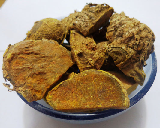 Amba Haldi-Aamba-Aama Haldi-अंबा हल्दी-Kasturi Haldi dried-Curcuma amada-Wild Turmeric-Raw Herbs-Jadi Booti
