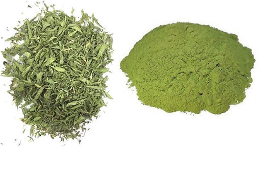 Stevia Leaf Powder-Madhu Tulsi Mithi-मधु तुलसी मीठी पाउडर-Tulsi Stevia Rebaudiana-Raw Herbs-jadi Booti