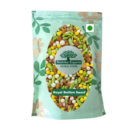 Royal Bullion-Mukhwas Natural Fresh Mouth Freshner-Refreshment in Every Bite-Tasty & Delicious Mukhwas-Breath Naturally (200 Gram)